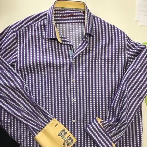 Robert Graham l/s cuff link xxl